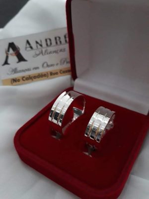 Aliança de Prata 950